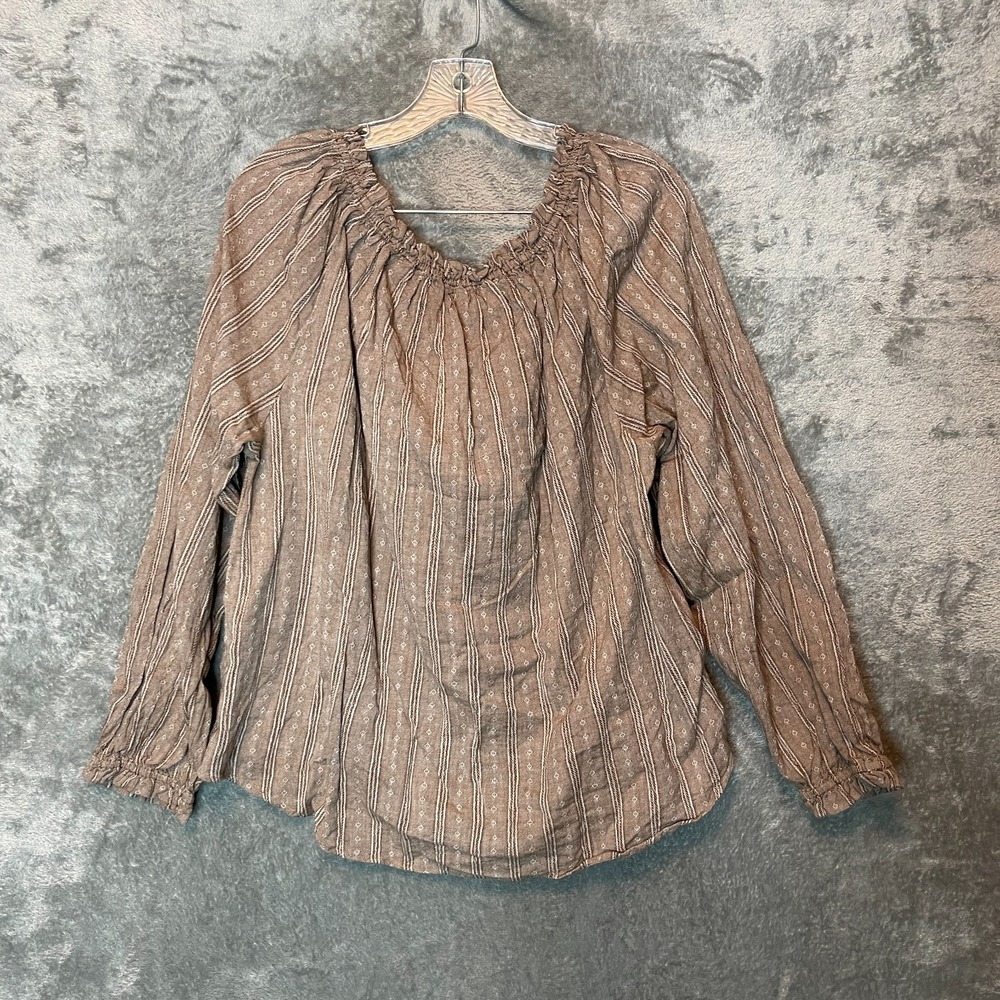 Panhandle Women Flowy Peasant Blouse 2XL Western Boho Country Cowgirl Tassels - Picture 3 of 11